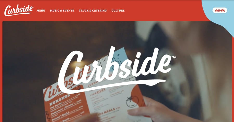 Curbside - Food Truck Website Example