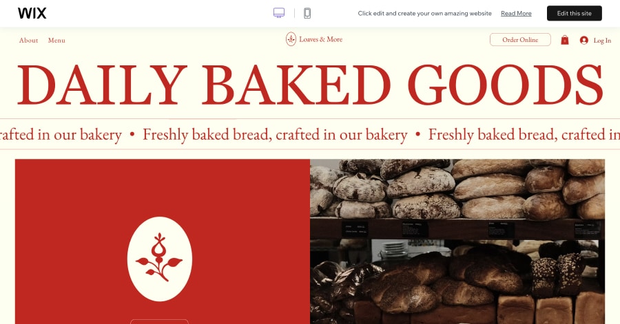 Daily Baked Goods - Bakery Website Template Daily Baked Goods - Bakery Website Template