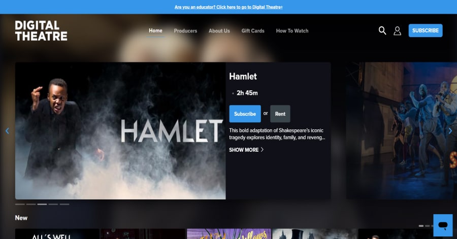 gorki - theater website example