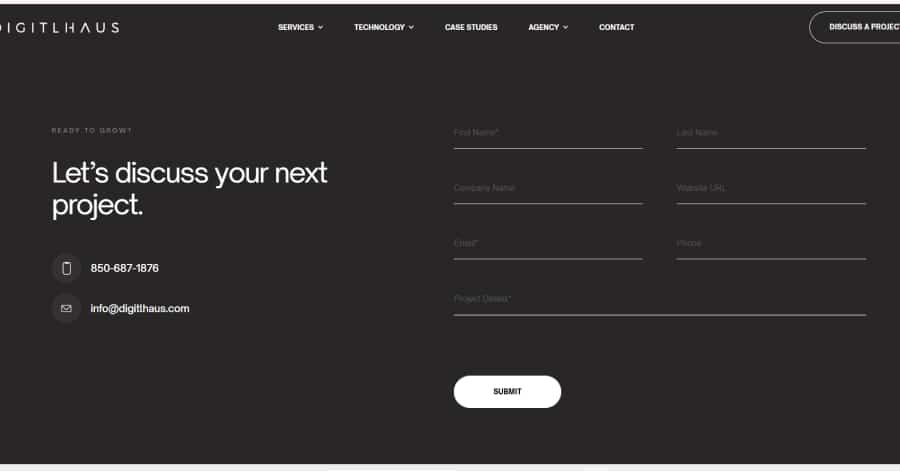 DigitlHaus - Drop Servicing Website Examples