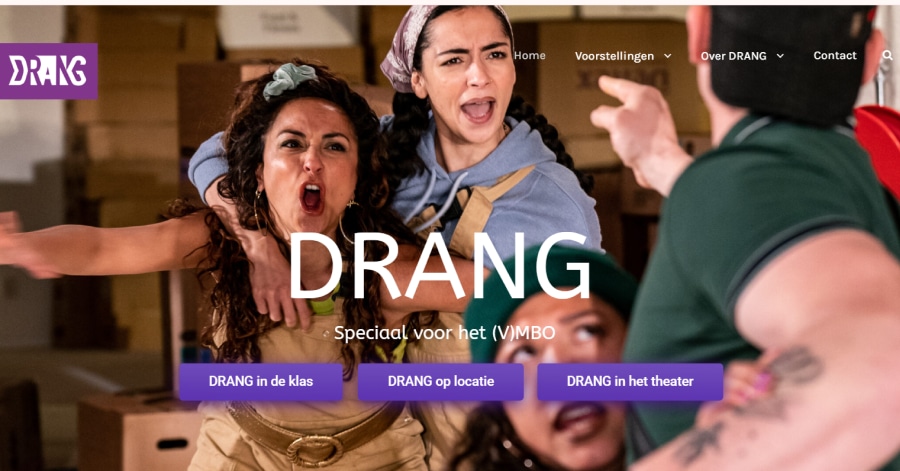 drang - theatre website example