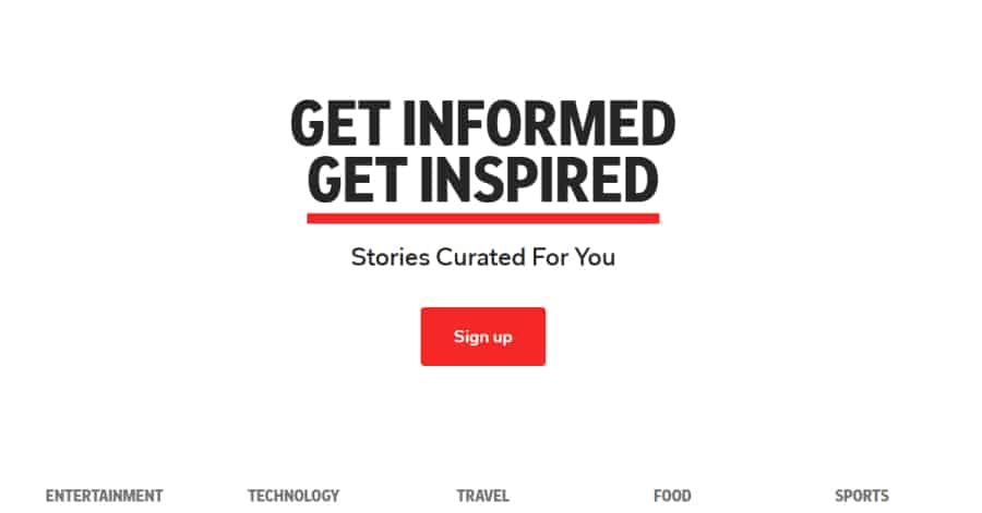 Flipboard - Web App Website