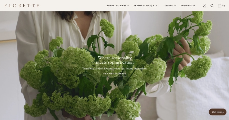 Florette - Flower Shop Website Example Florette - Flower Shop Website Example