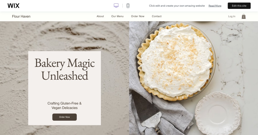 Flour Haven - Bakery Website Template Flour Haven - Bakery Website Template