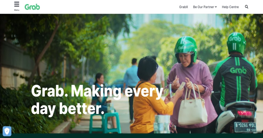 Grab - Web App Website