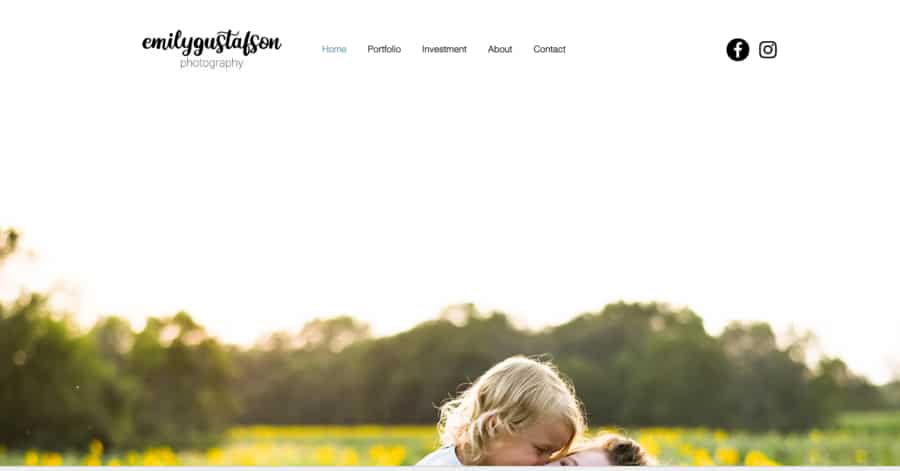 Calvin Pausania Wix Website Example