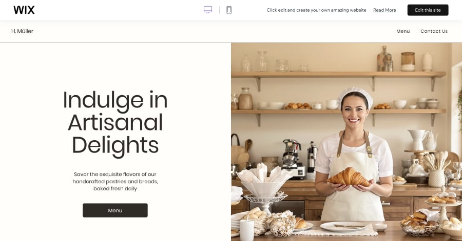 H. Muller - Bakery Website Template H. Muller - Bakery Website Template