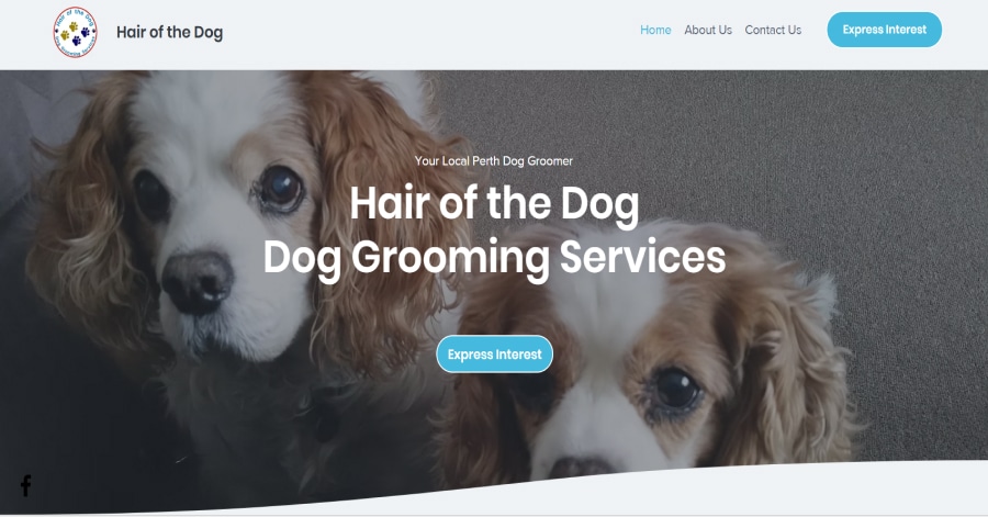 Hair of the Dog - Wix Business Example Hair of the Dog - Wix Website Example