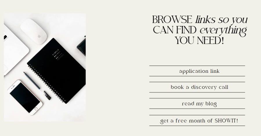 amanda kime - virtual assistant website example