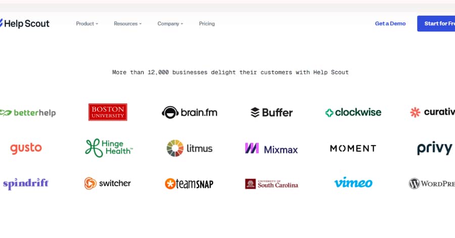 Help Scout - Website Testimonial Example Carousel 3 - Carousel Website Examples