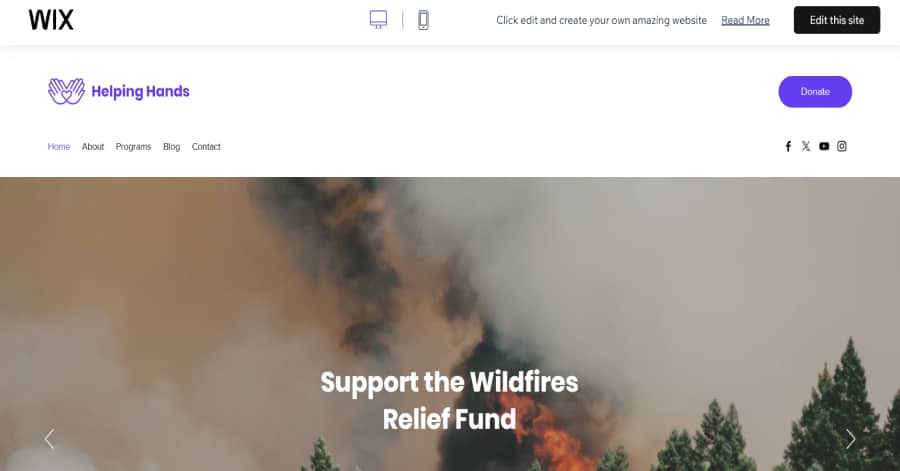 Helping Hands - Non Profit Website Templates Car Dealer Website Template