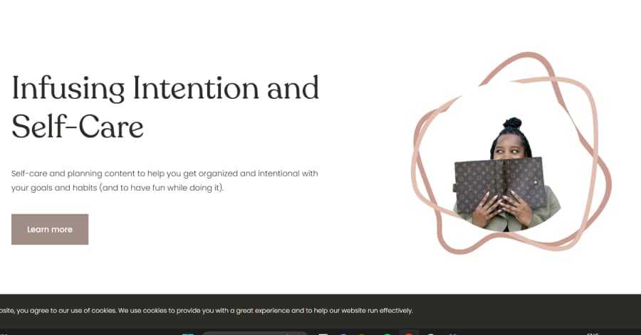 amanda kime - virtual assistant website example