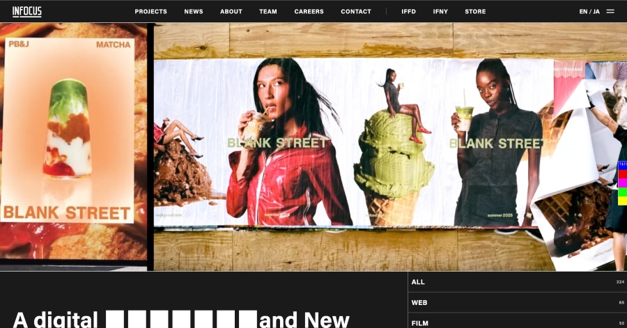 Infocus - Japanese Website Example Infocus - Japanese Website Example