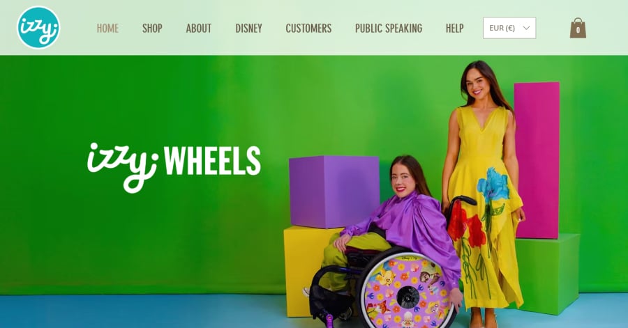 Izzy - Wix Business Example Leesha Williams Wix Website Example