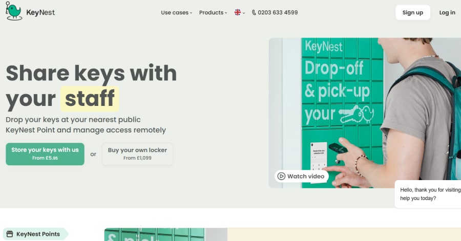 Keynest - Web App Website Key Nest Squarespace Website Example