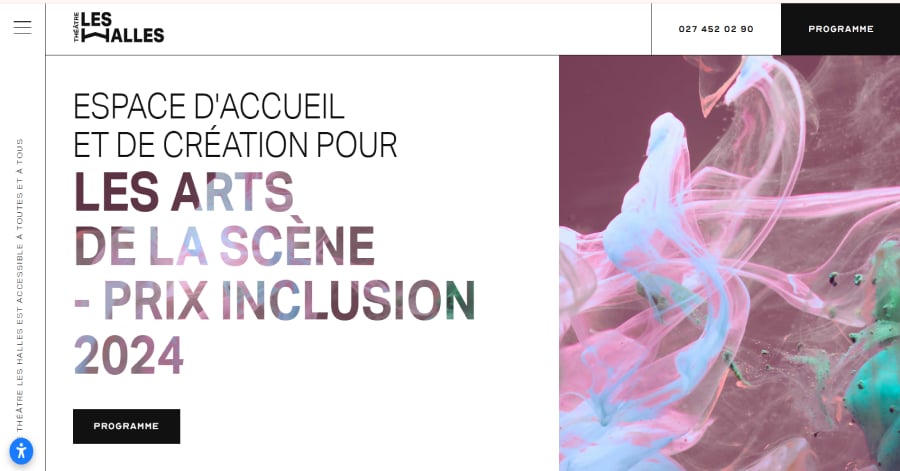 theatre les walles - theatre website example