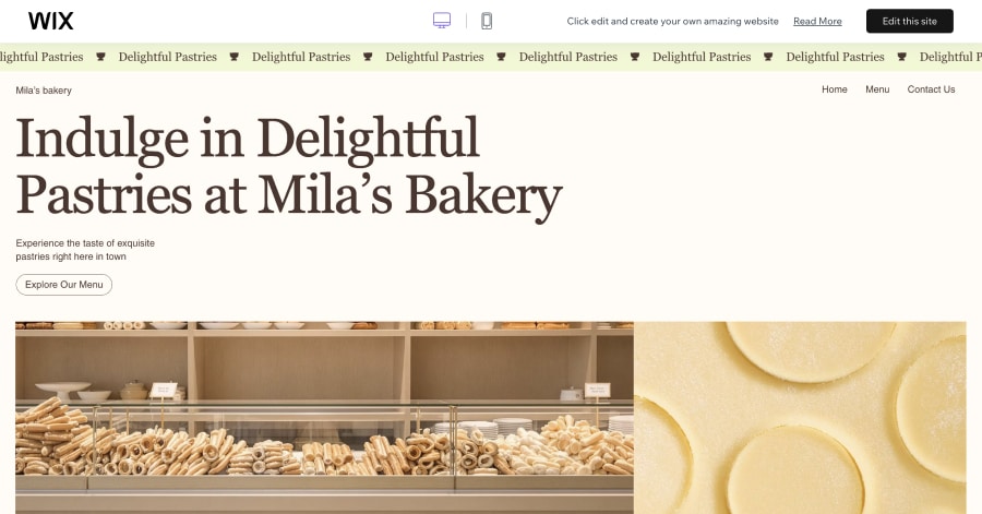 Mila's Bakery - Bakery Website Template Mila's Bakery - Bakery Website Template