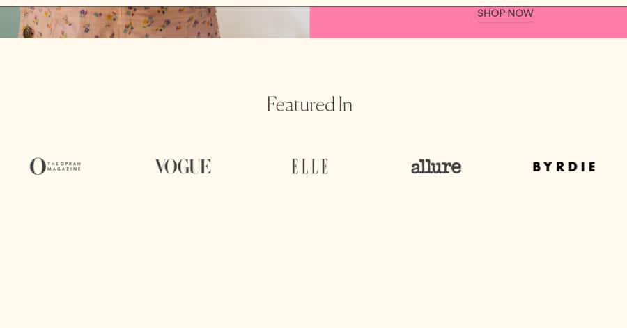 Musee Bath - Website Testimonial Example