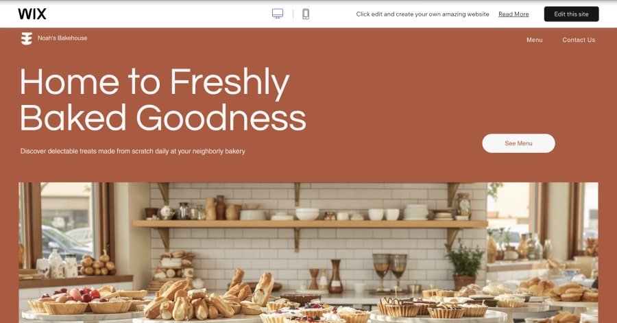 Noah's Bakehouse - Bakery Website Template Noah's Bakehouse - Bakery Website Template