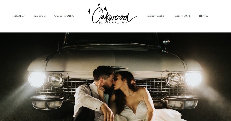 Oakwood - Wix Photography Example Oakwood Wix Website Example
