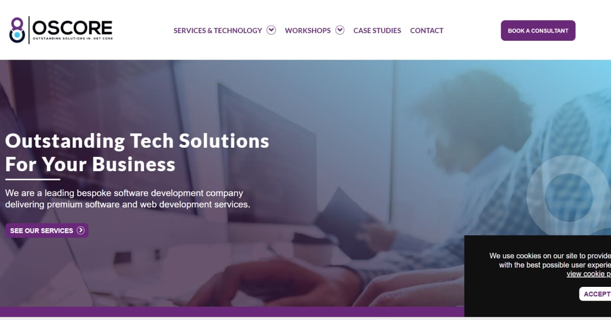 Oscore - Purple Web Design Best Purple Websites 2024_Oscore