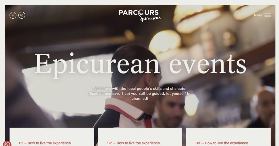 Parcourse - Franchise Website Example Parcourse - Franchise Website Example