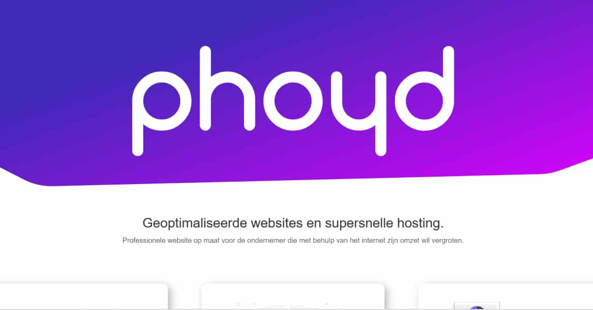 Phoyd - Purple Web Design