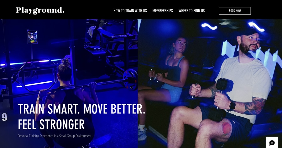 Playground - Fitness Website Example Playground - Fitness Website Example
