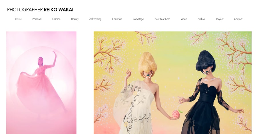 Calvin Pausania Wix Website Example