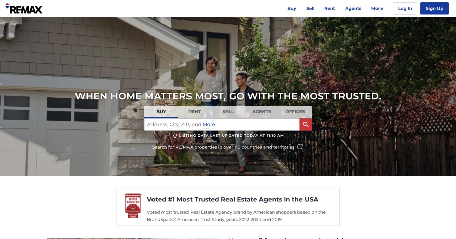 Remax - Franchise Website Example Remax - Franchise Website Example