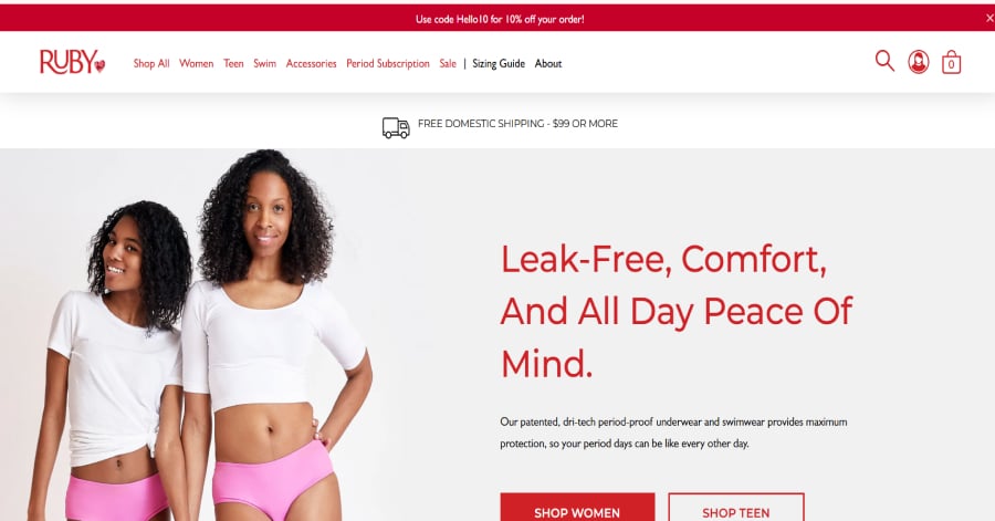 Ruby - Wix Landing Page Ruby Love - Wix Website Example