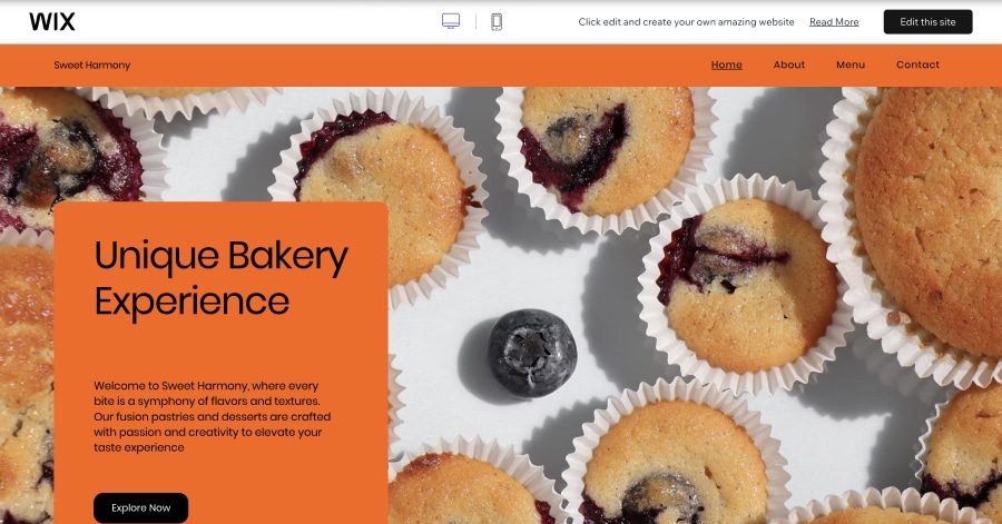 Sweet Harmony - Bakery Website Template Sweet Harmony - Bakery Website Template