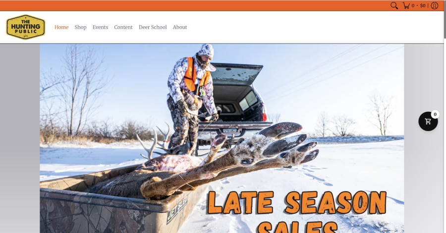 The Hunting Public - Hunting Website Example The Hunting Public - Hunting Website Example