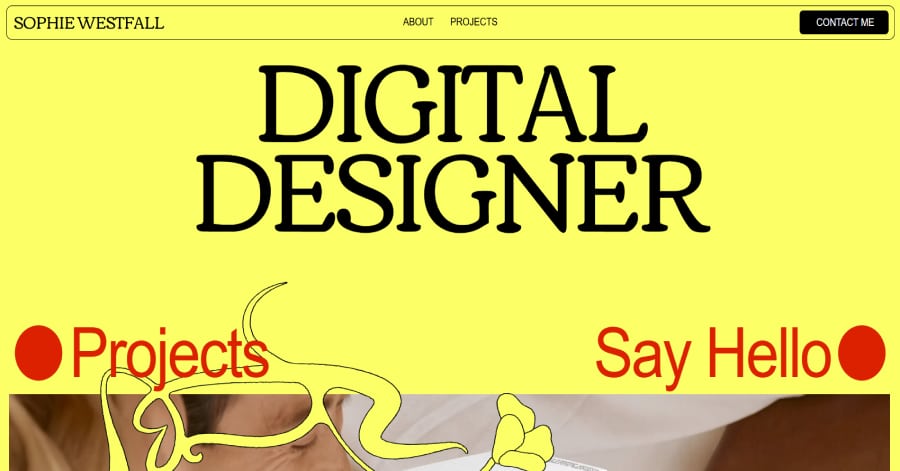 Calvin Pausania Wix Website Example