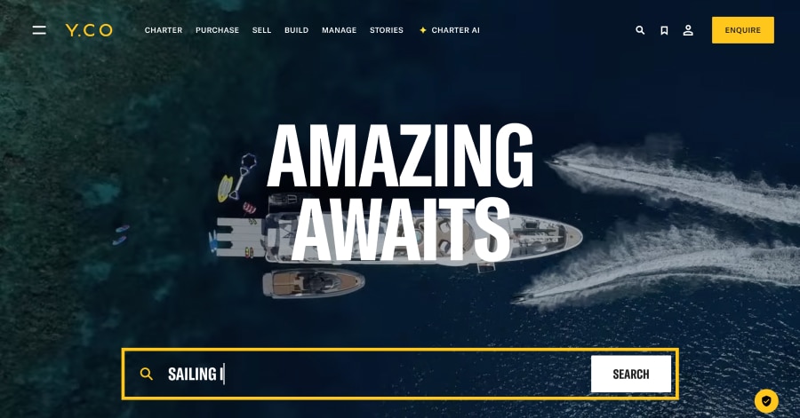 Y.Co - Full-Screen Video Website Example