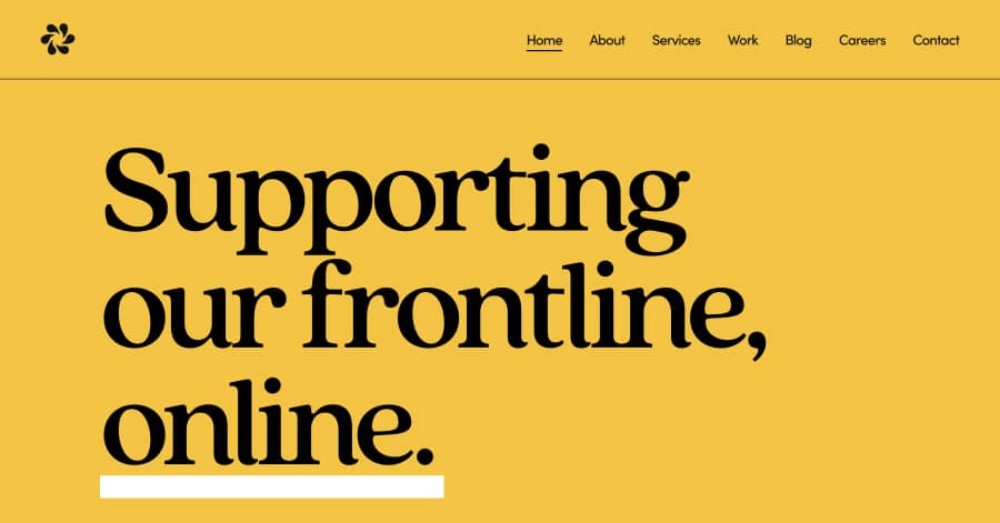 mixd - Flat Design Website Example
