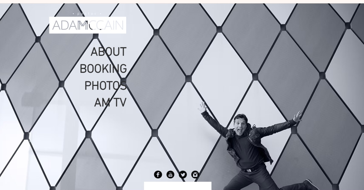 Adam Mccain - Wix Website Tobias Becs – Wix Website Example