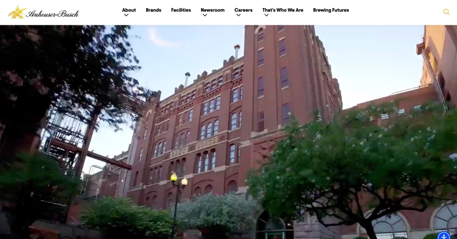 Anheuser Busch - Microbrewery Website Example
