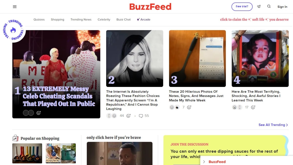 Best AdSense Websites_Buzzfeed