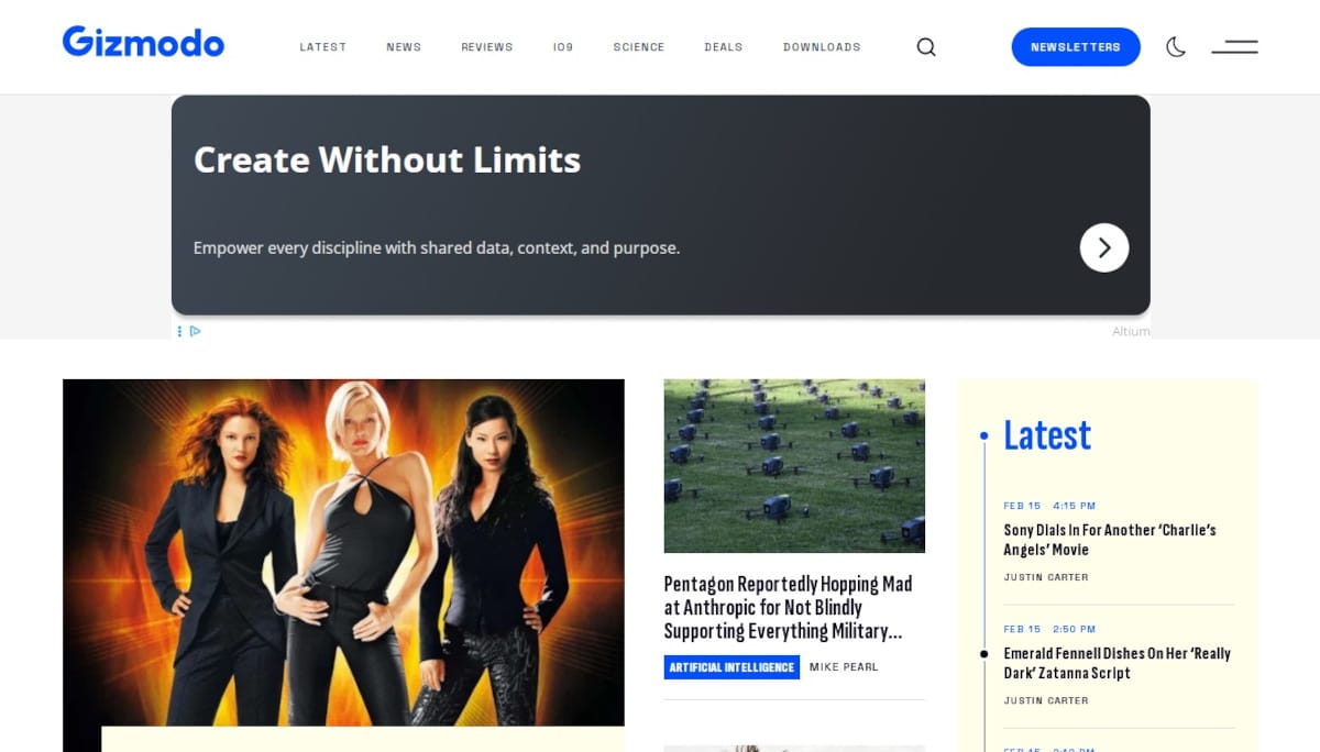 Best AdSense Websites_Gizmodo