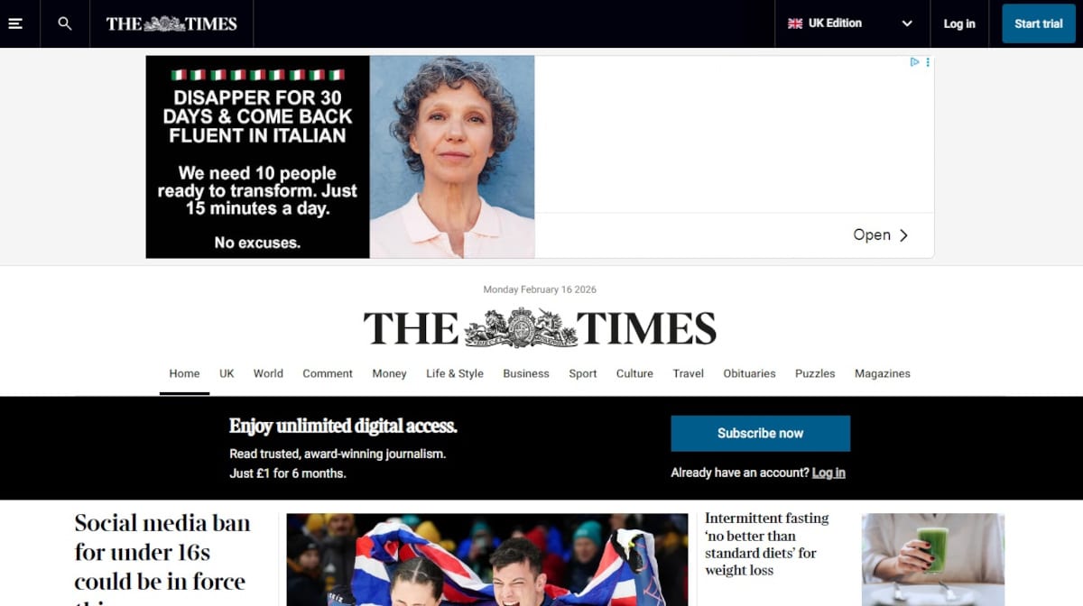 Best AdSense Websites_The Times