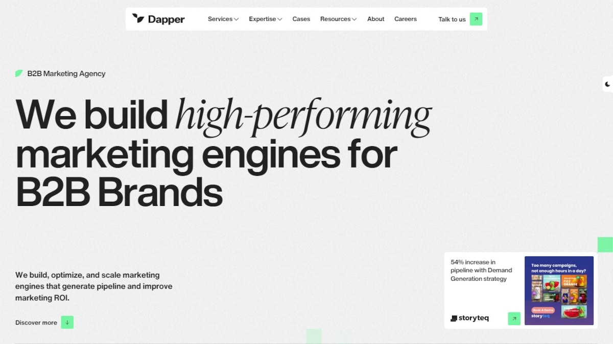 Best Agency Websites_Dapper