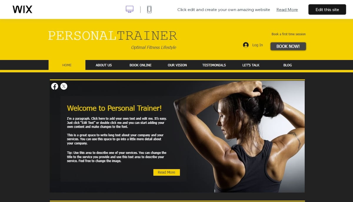 Best Yellow Templates_Personal Trainer Best Yellow Templates_Personal Trainer