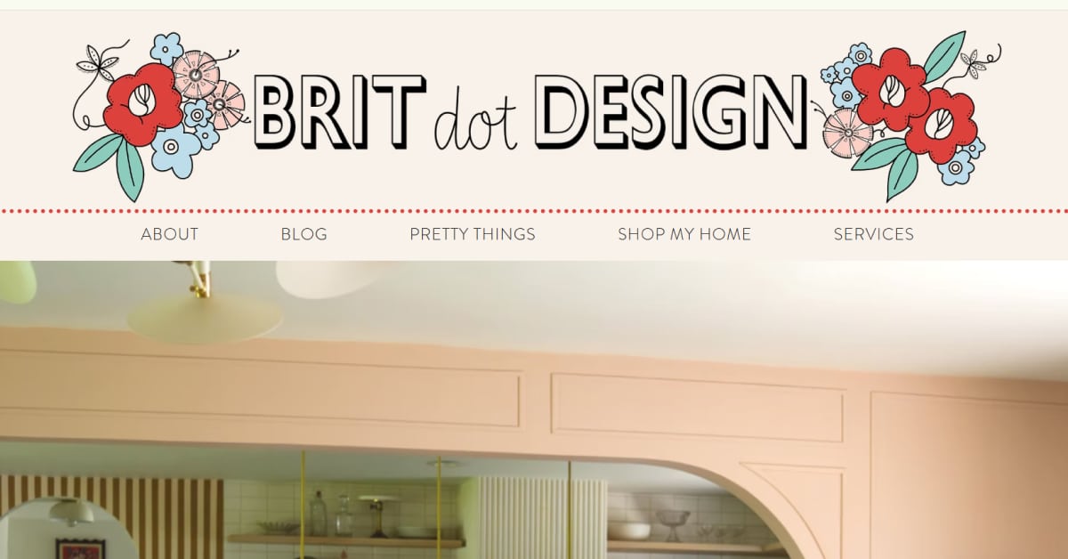 Brit dot Design - Wix Ecommerce Store Example Britdotdesign - Wix Blog Website Examples