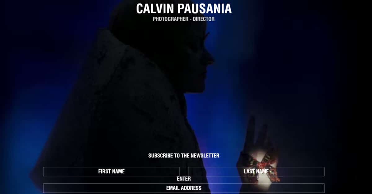 Calvin Pausania - Wix Website Tobias Becs – Wix Website Example