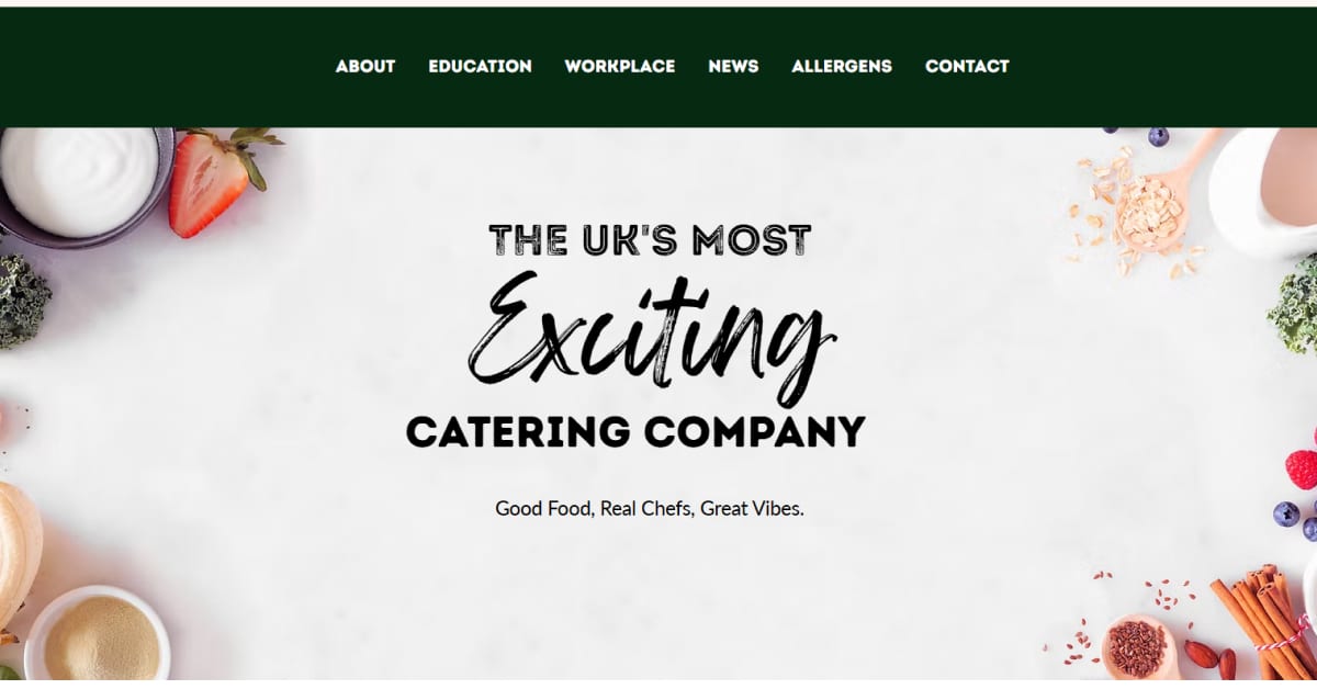 Clever Chefs - Wix Ecommerce Store Example Independent Innovative Caterers - Wix Restaurant Websites