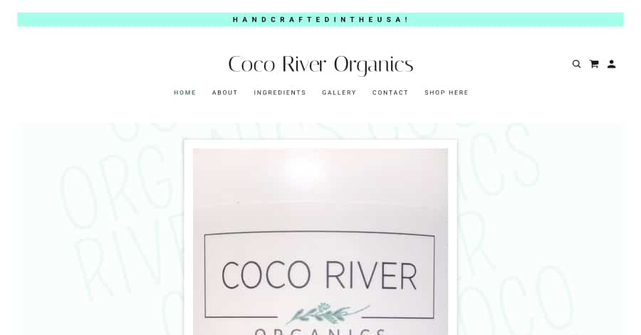 Coco River Organics - GoDaddy Website Example Coco River Organics - GoDaddy Website Example