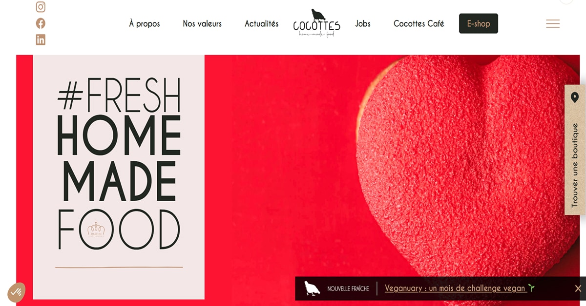 Cocottes - WooCommerce Website Design