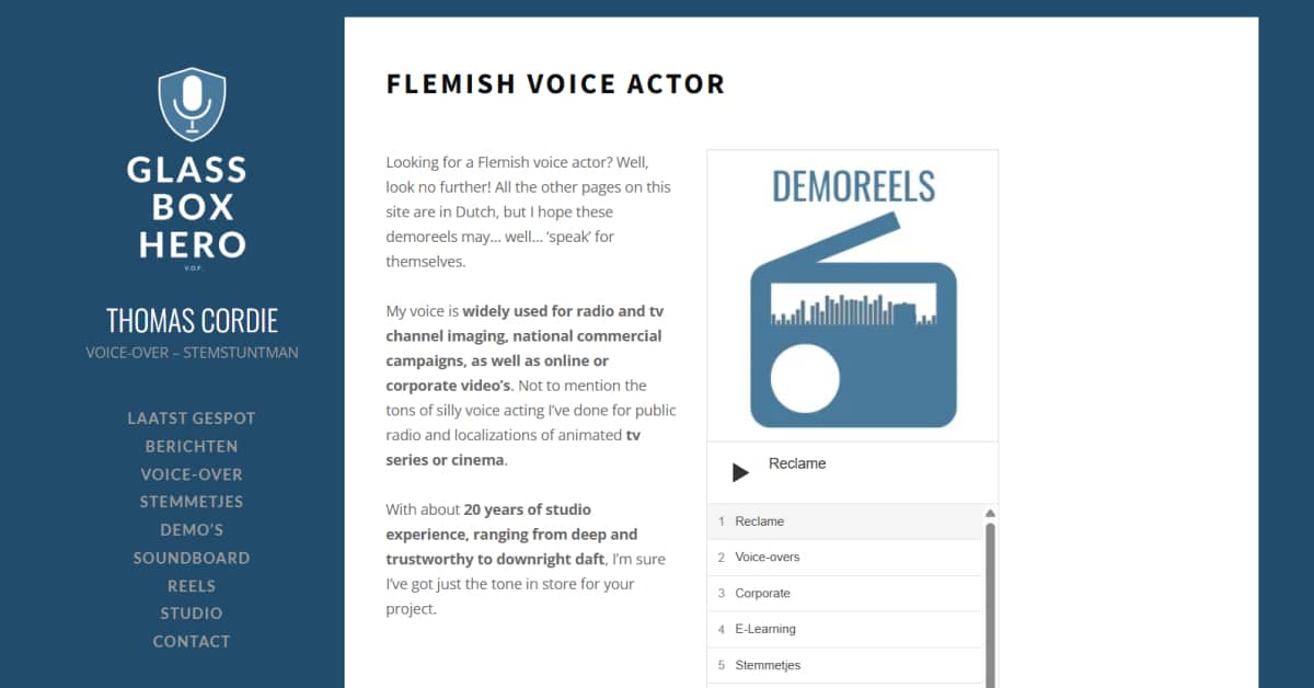 Cordie - Voice Actor Website