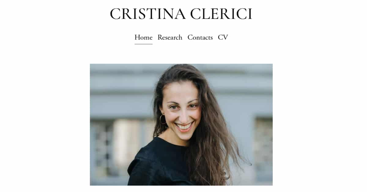 Cristina Clerici - Student Website cristina clerici - student website examples